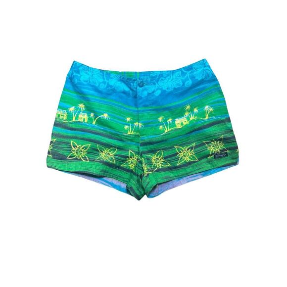 VTG. Y2K SIDEOUT‎ GRAPHIC BEACH SHORTS VACATION SUMMER SIZE M - Picture 3 of 7